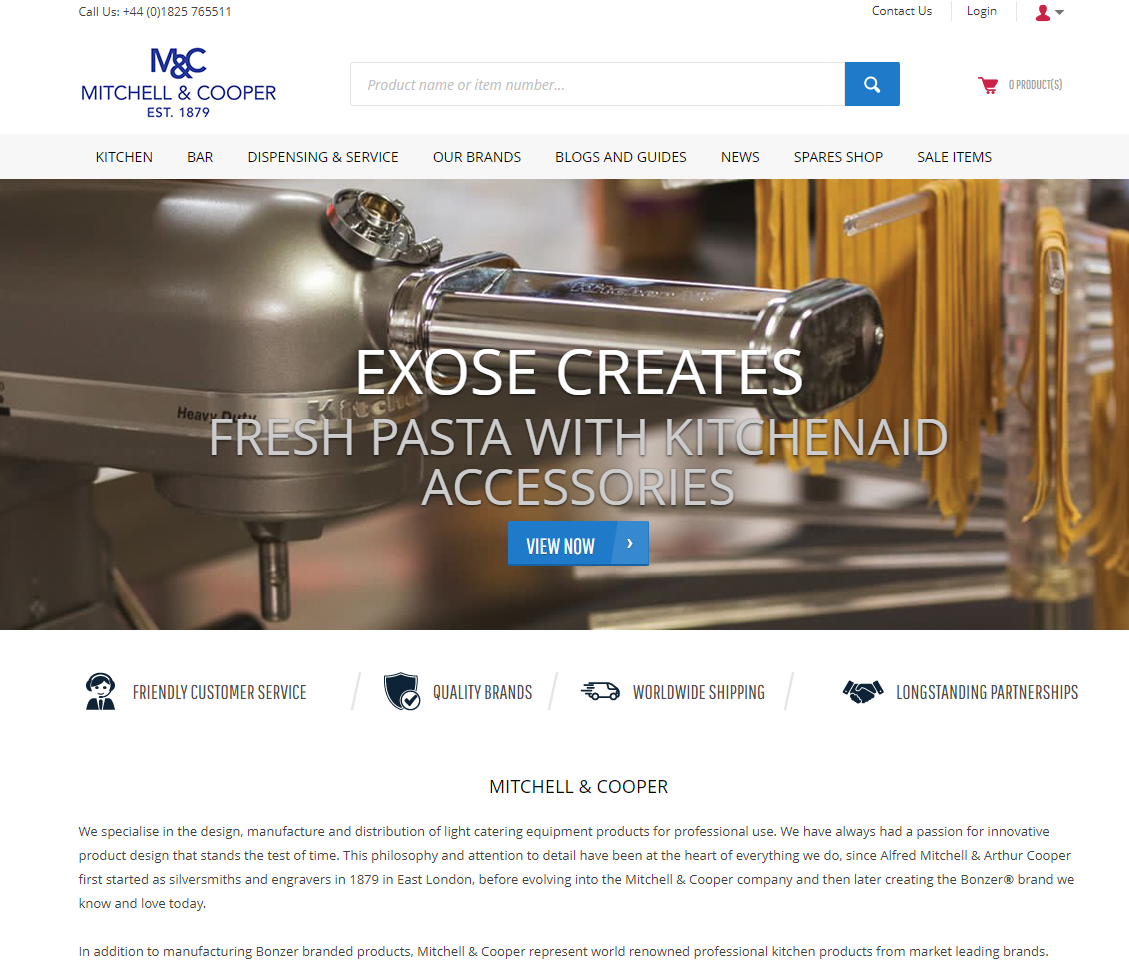 Mitchell & Cooper Ltd Website