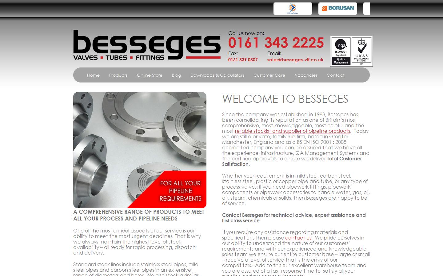 Besseges Ltd Website