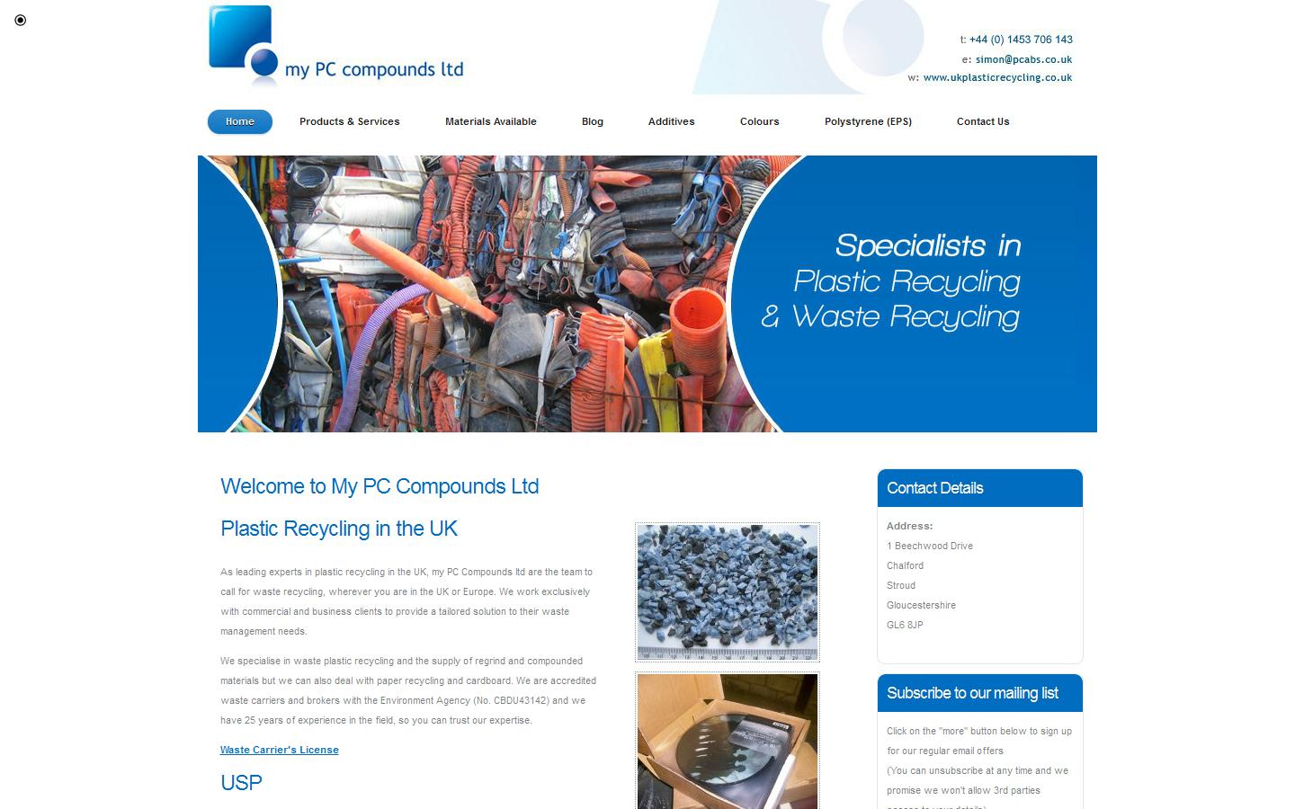 My PC Compounds Ltd Website