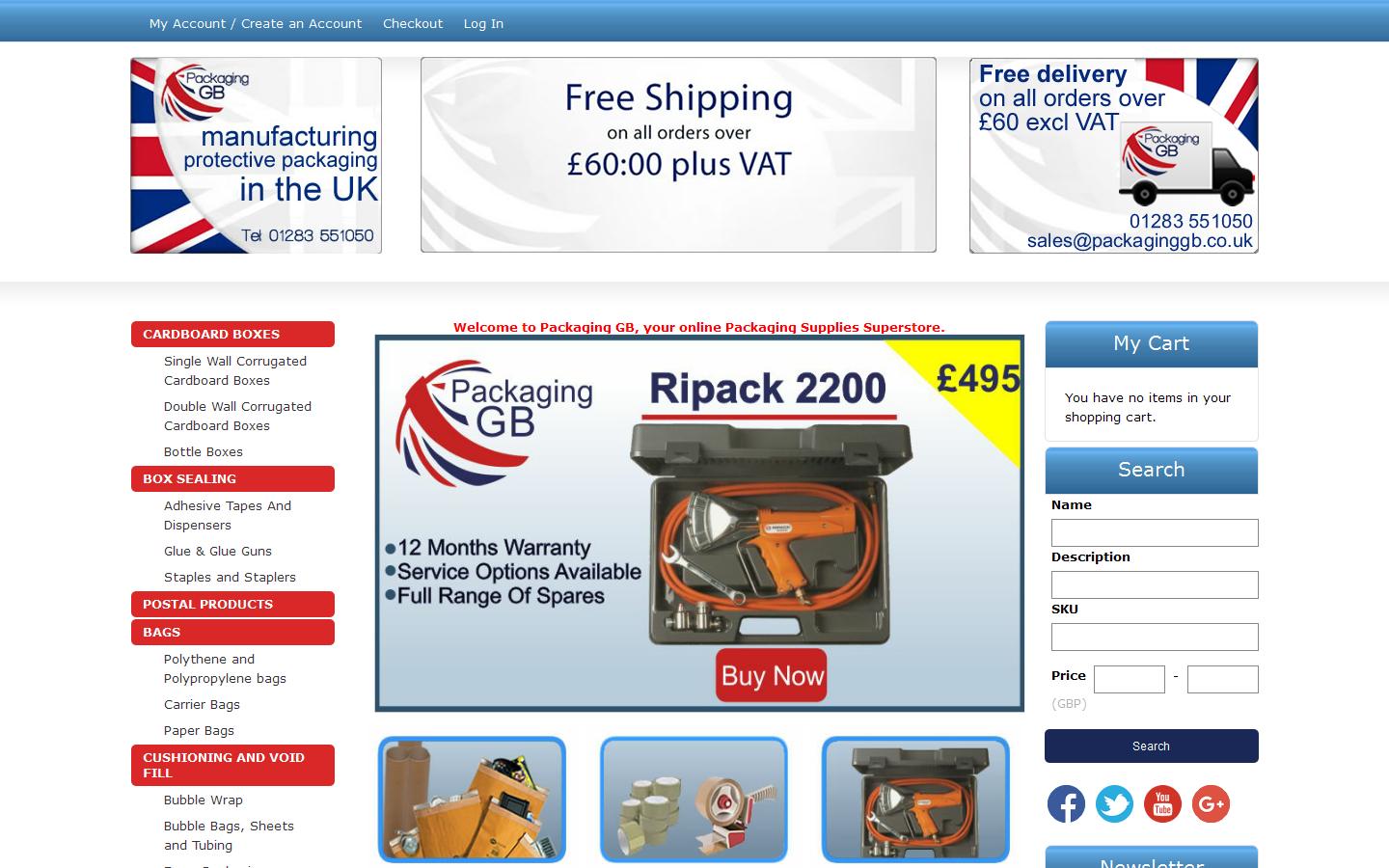 PackagingGB Website