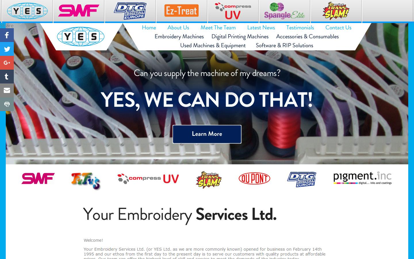 Your Embroidery Services Website