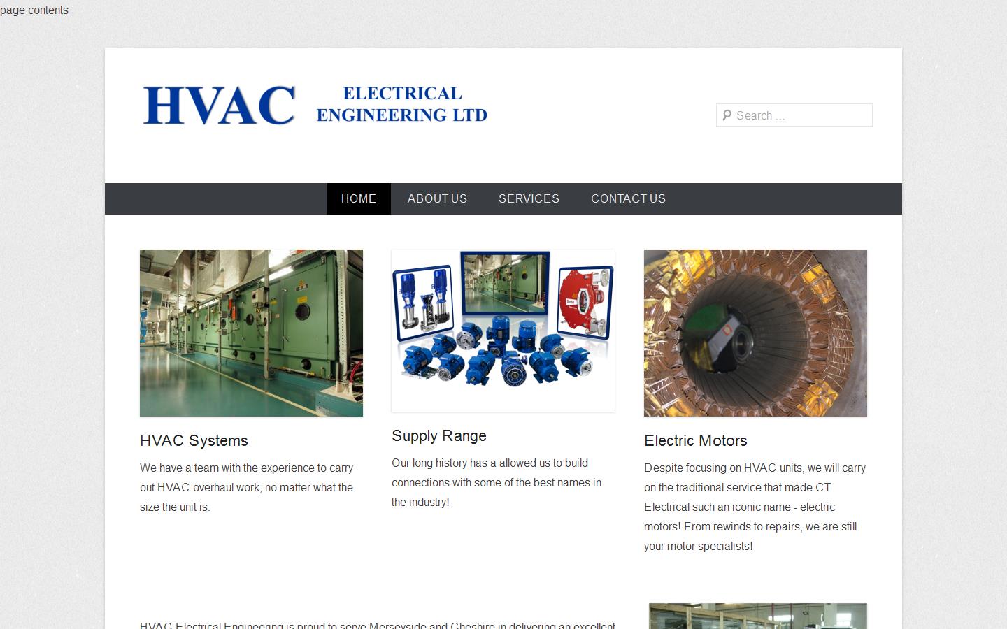 HVAC Electrical Engineering Website