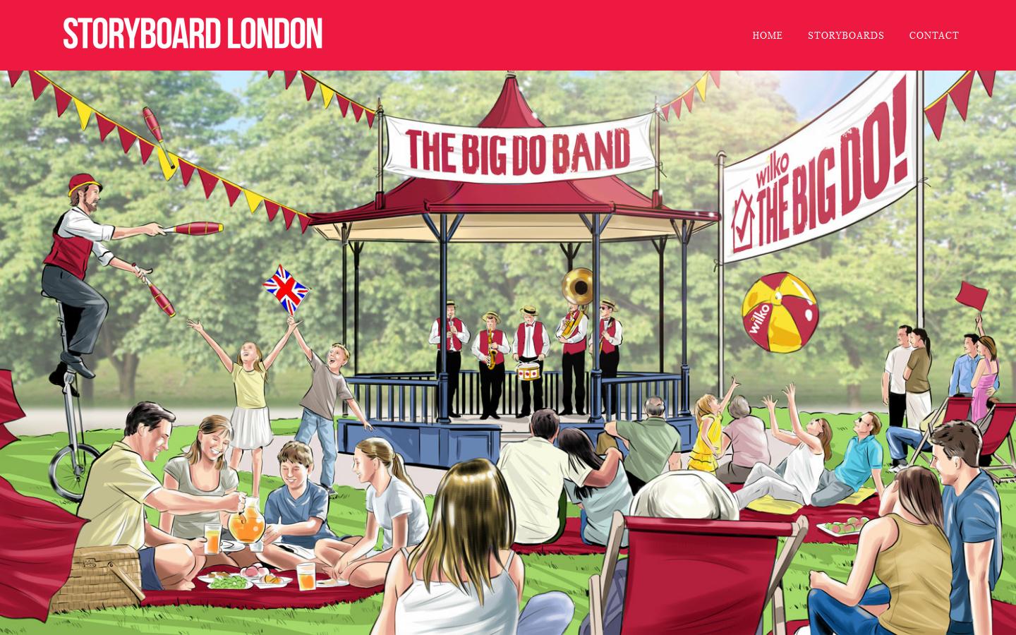 Storyboard London Website