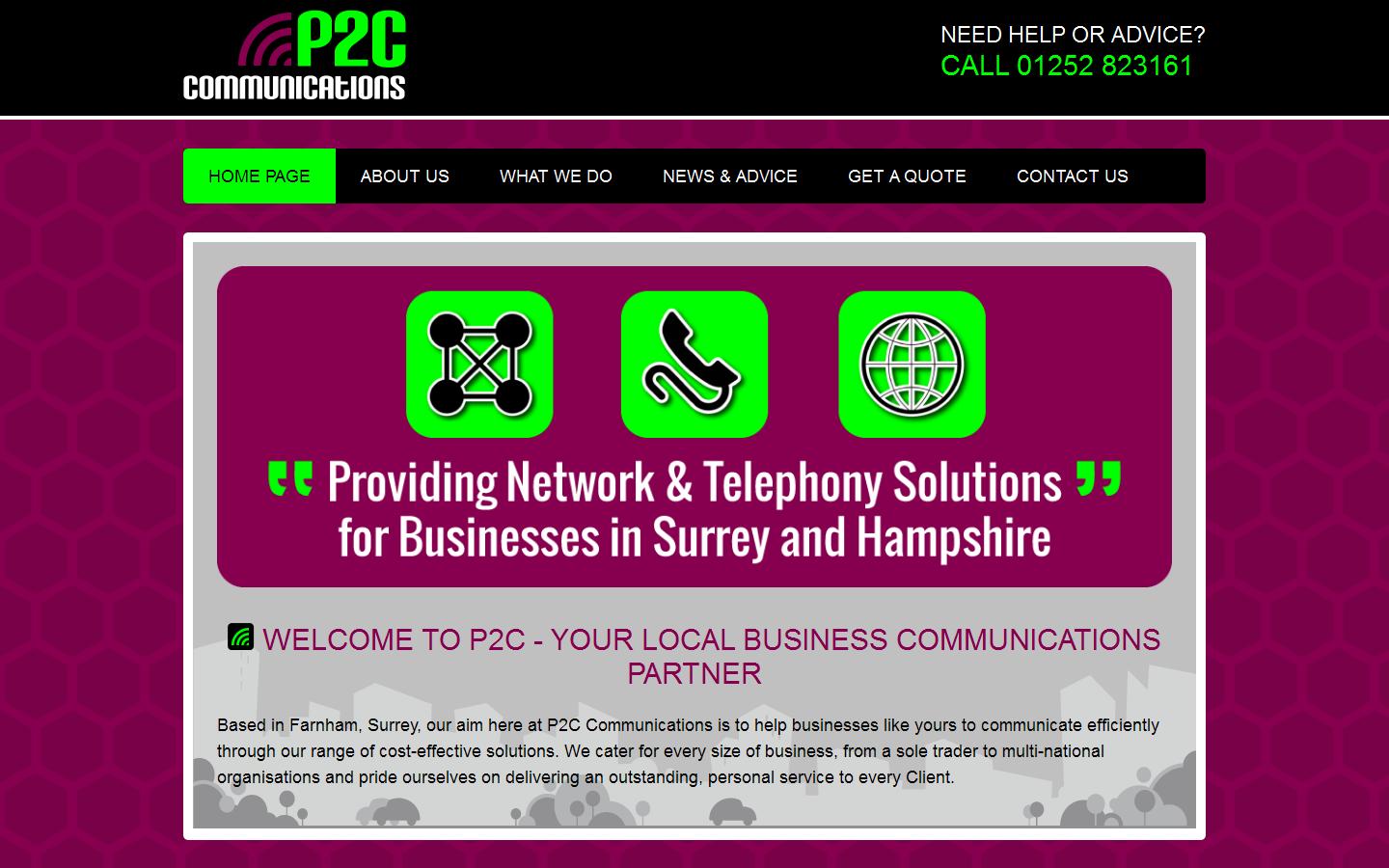 Croft Communications Ltd Website