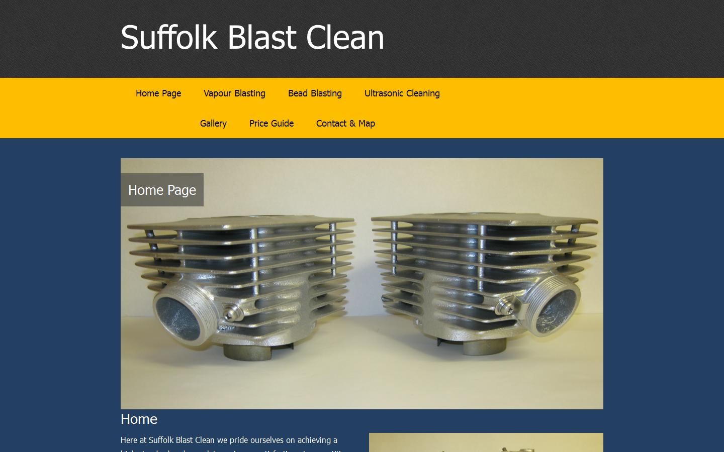 Suffolk Blast Clean Website