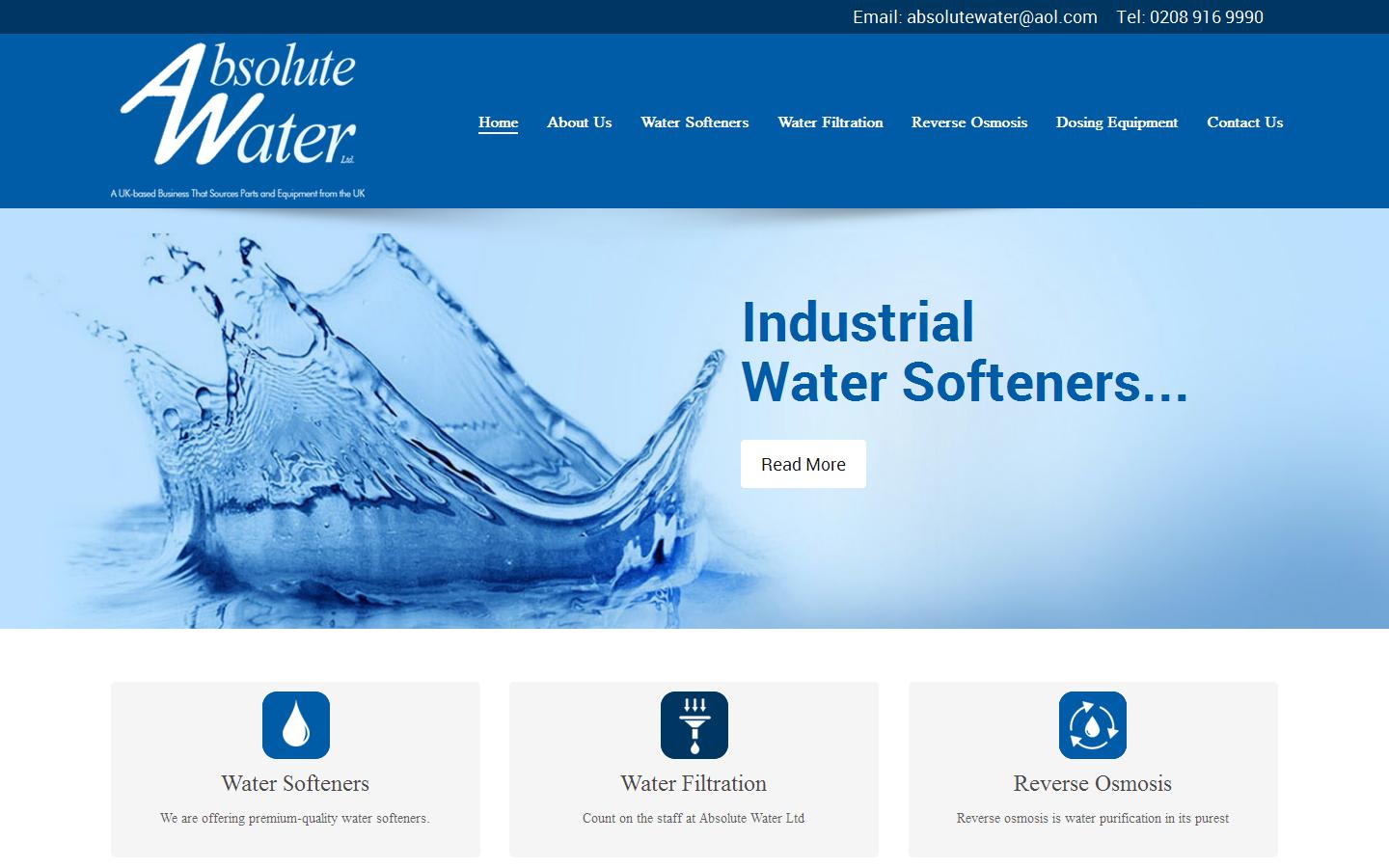 Absolute Water Ltd Website