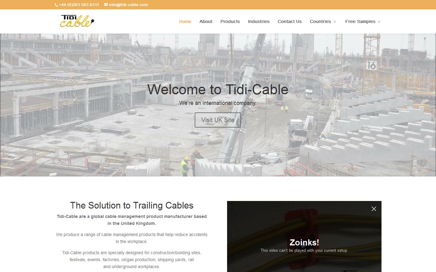 Tidi-Cable Website