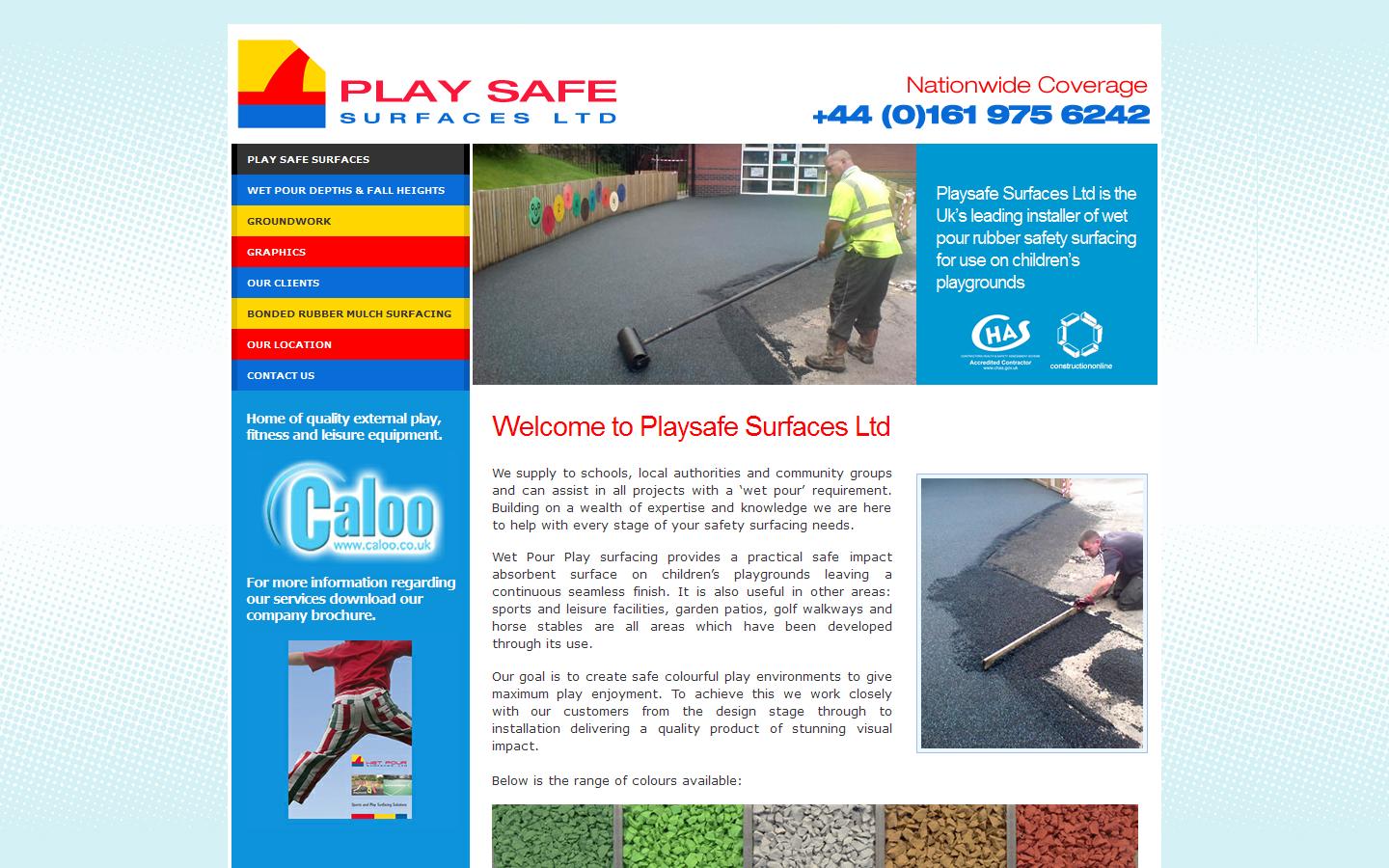 Playsafe Surfaces Ltd Website