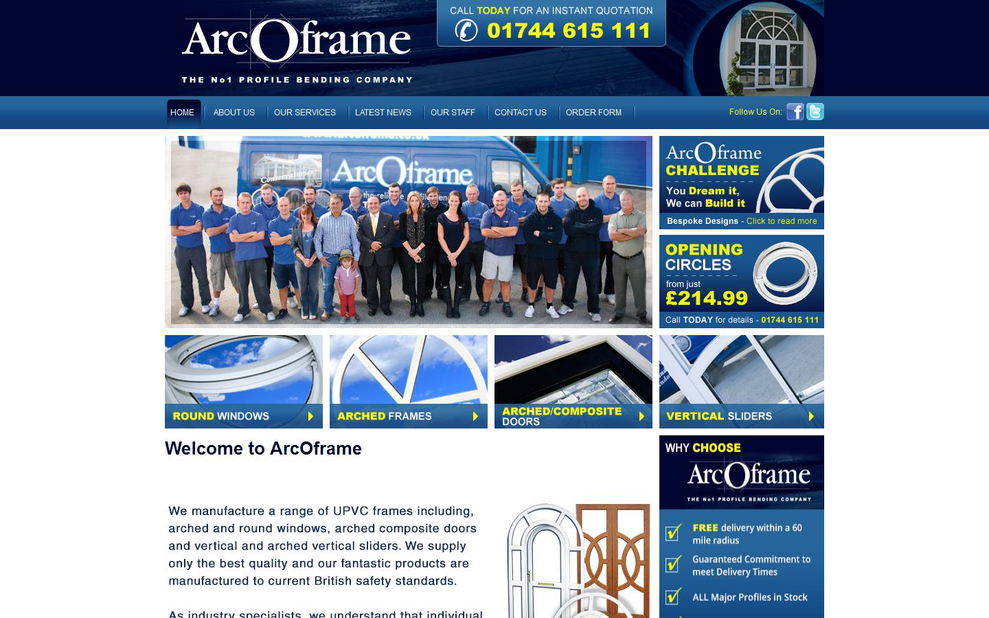 ArcOframe Website