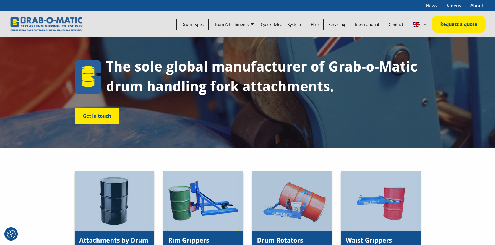 St Clare Engineering Website