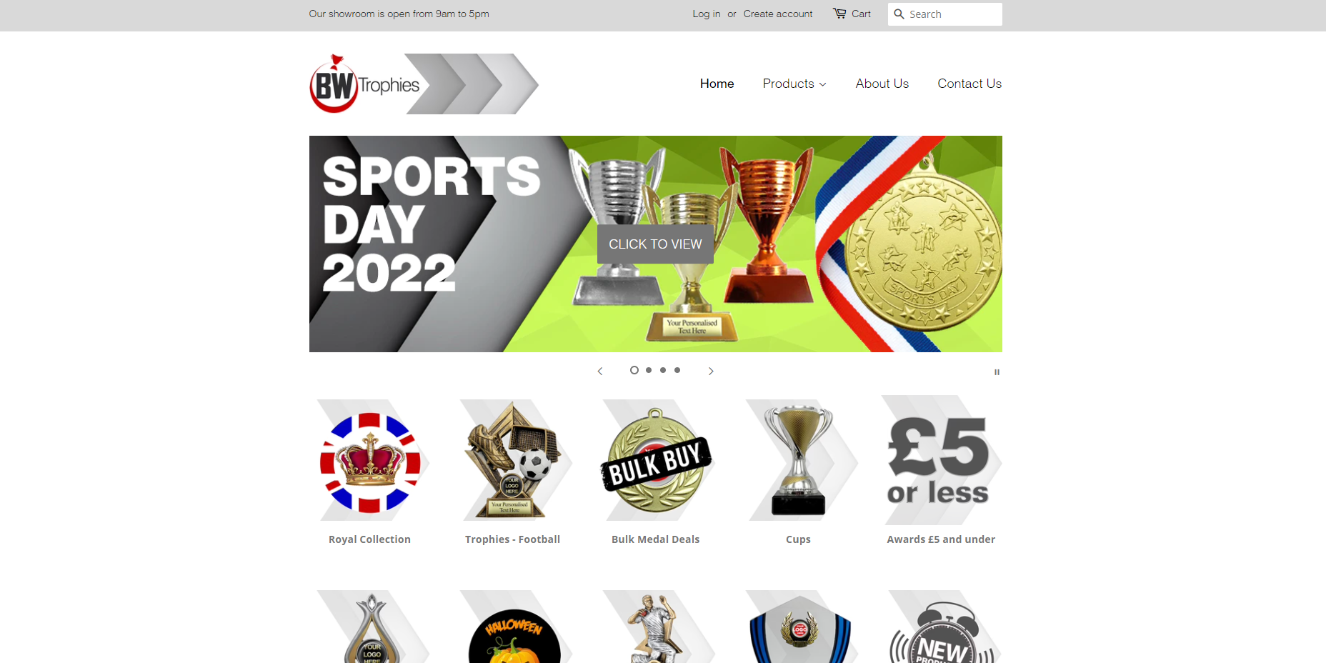 B & W Darts & Trophies Website