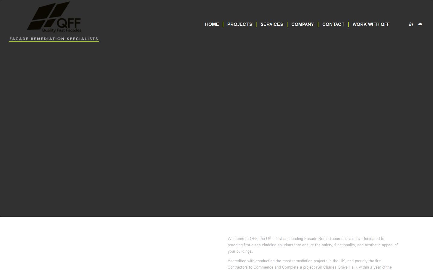 Fast Facades Ltd. Website