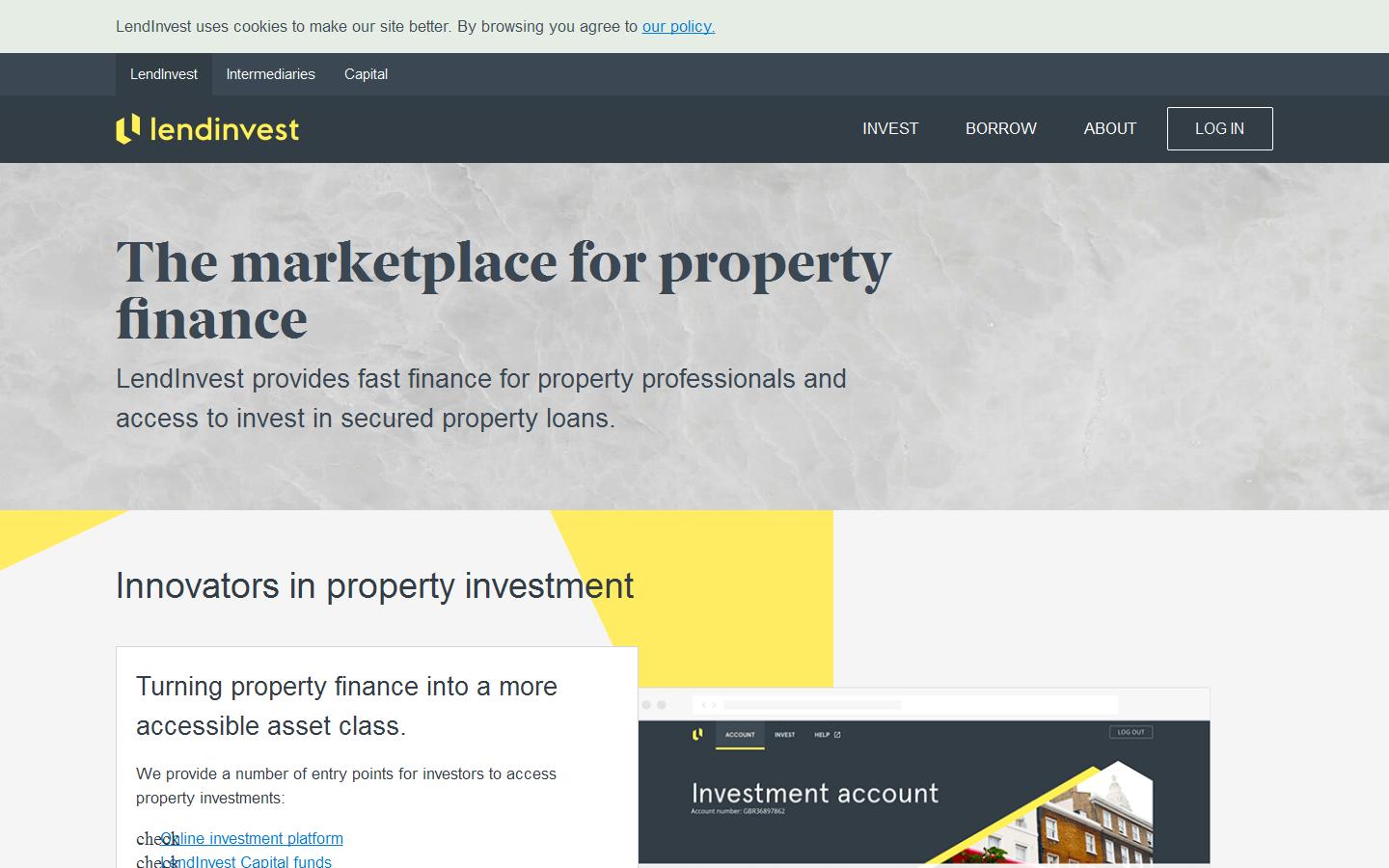 Lendinvest Limited Website