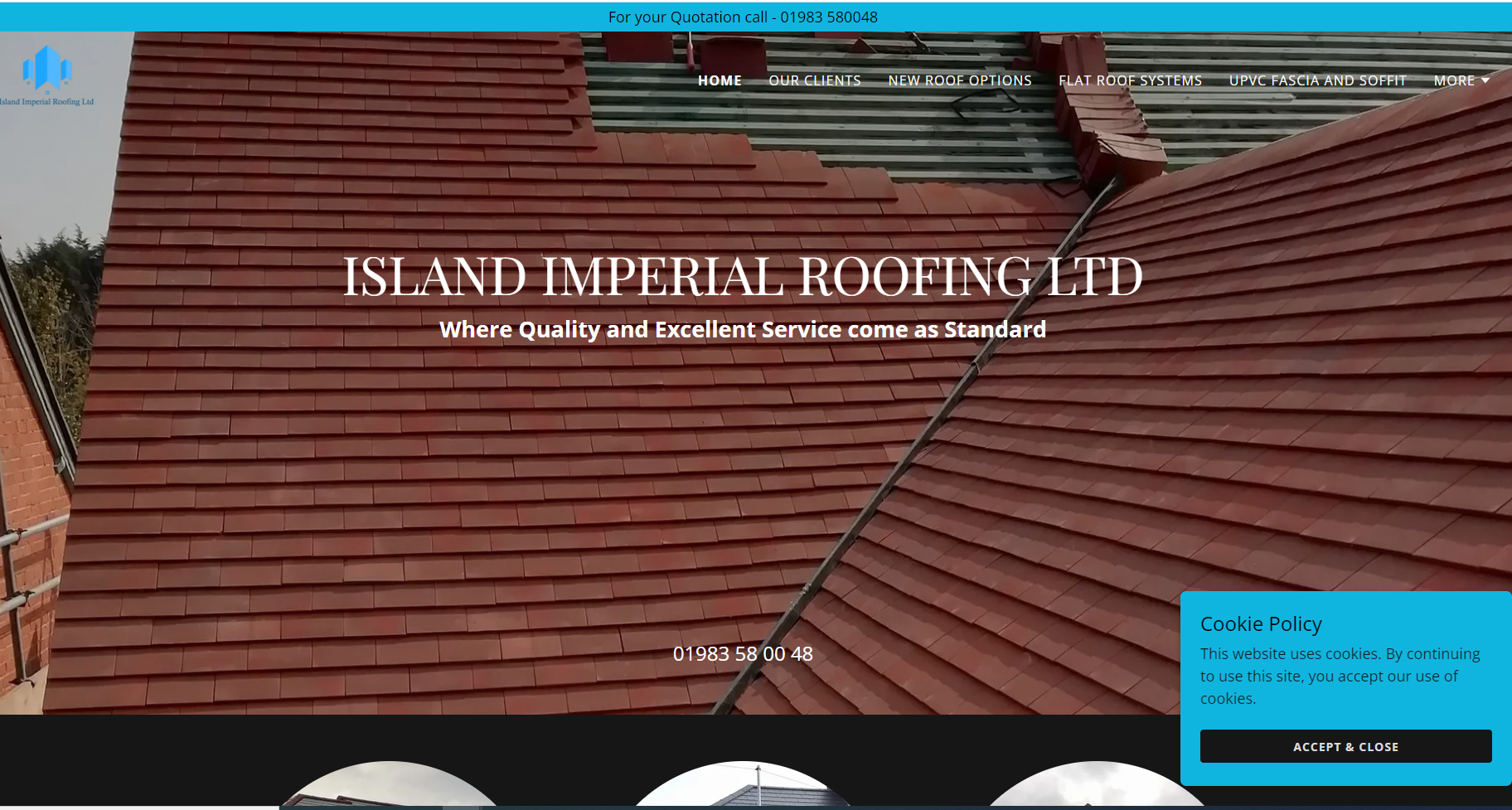 Island IMPERIAL Roofing Ltd Website