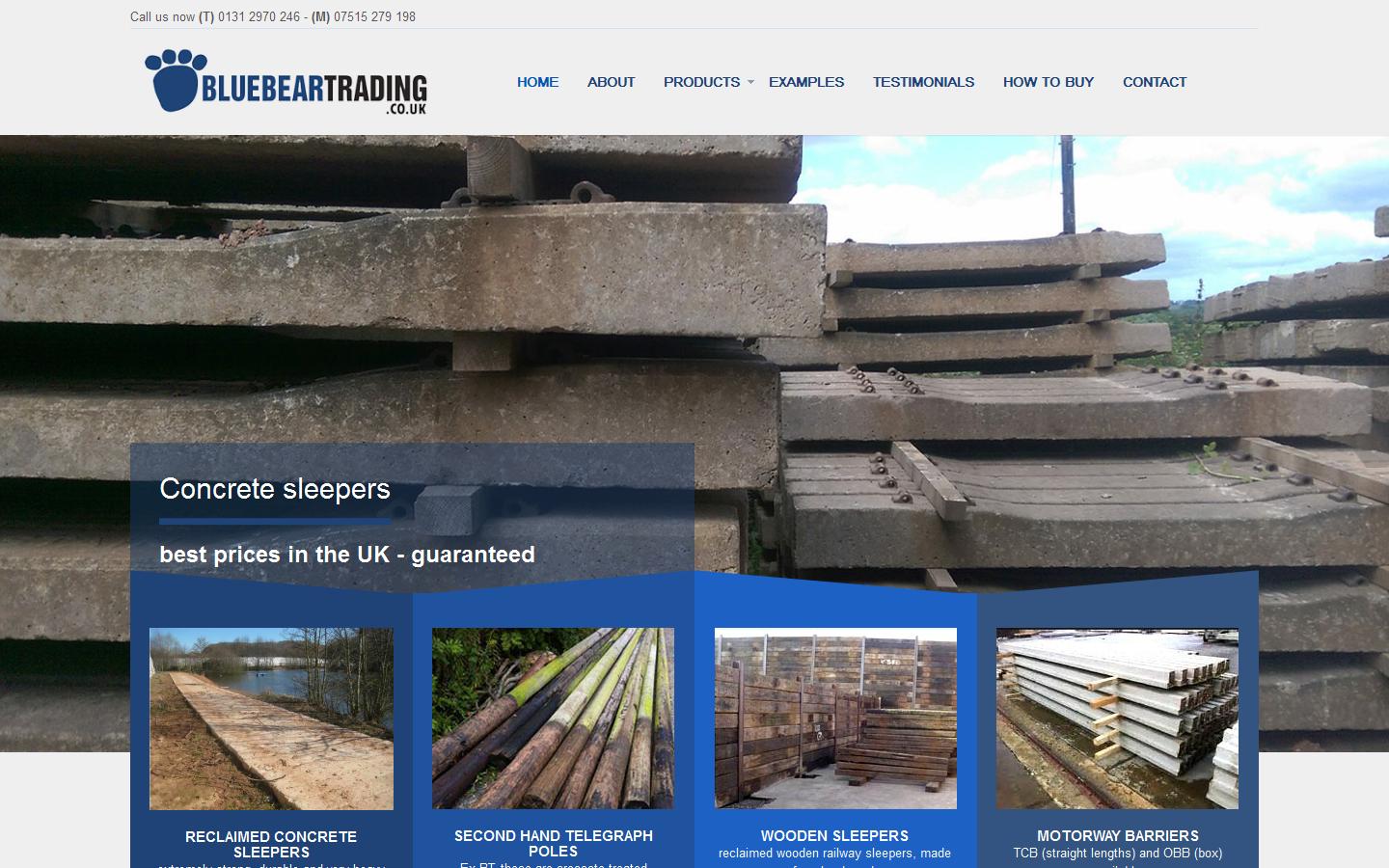 Blue Bear Trading Website