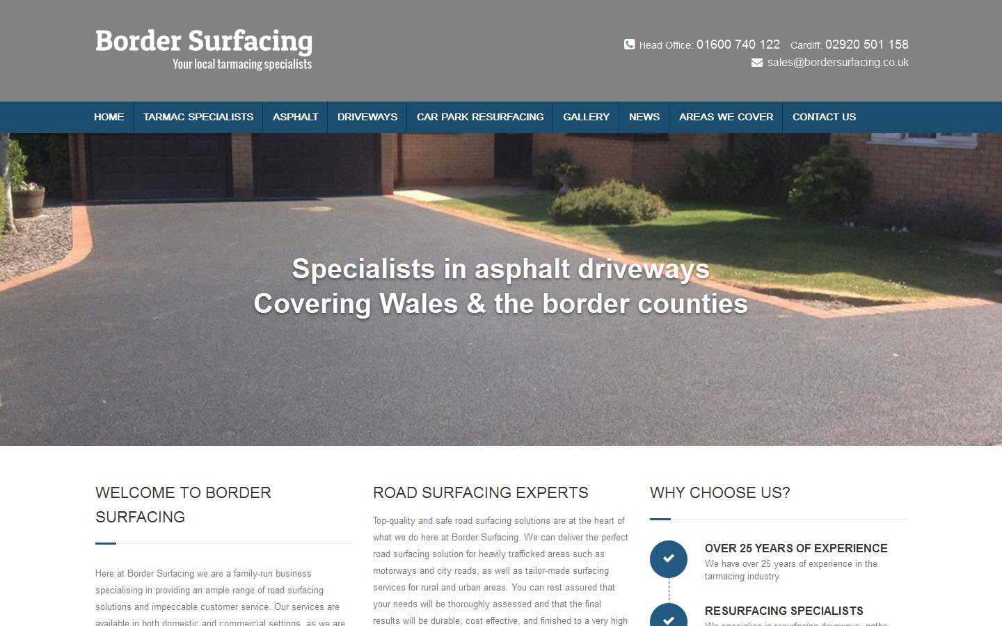 Border Surfacing Website