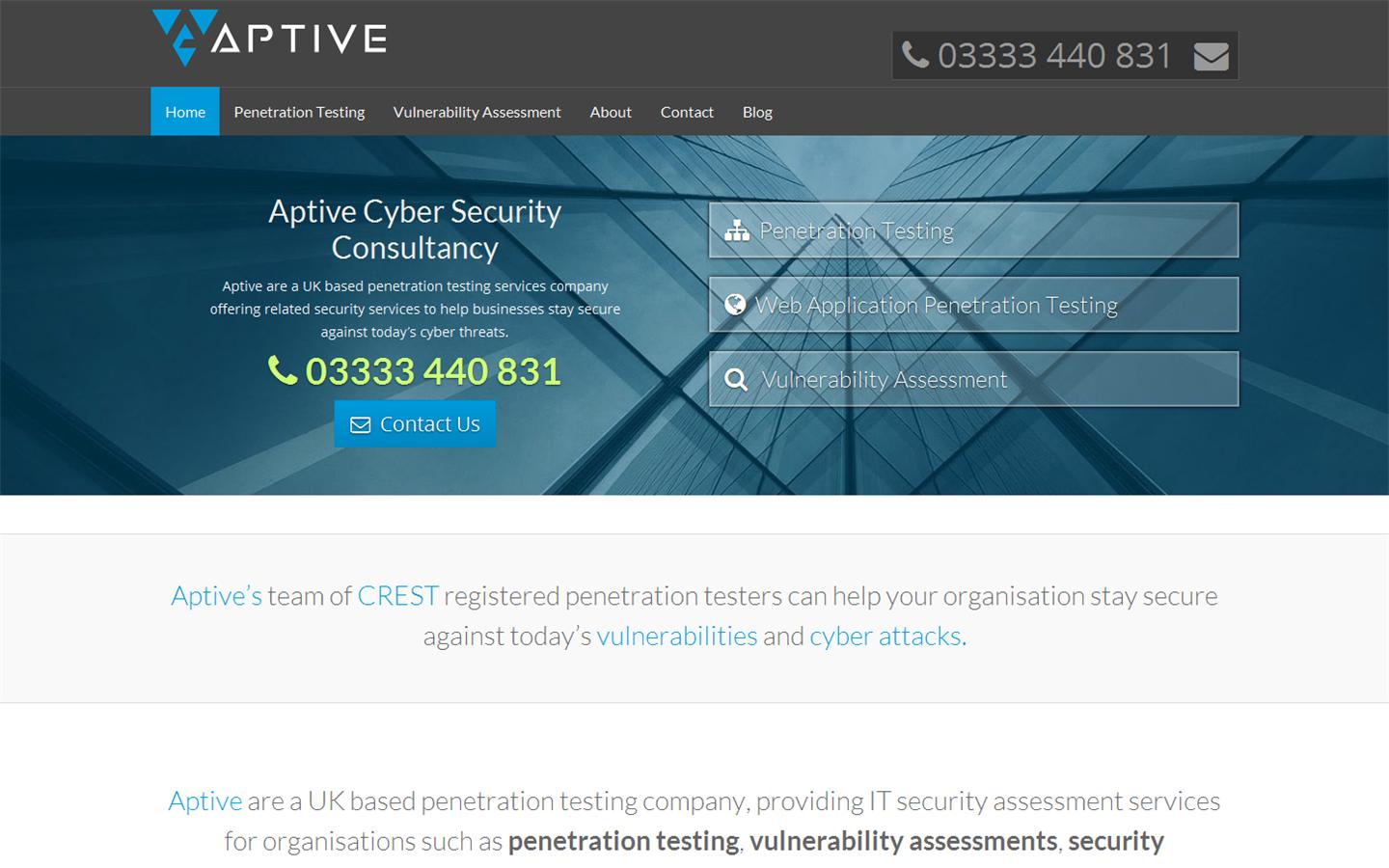 Aptive Website