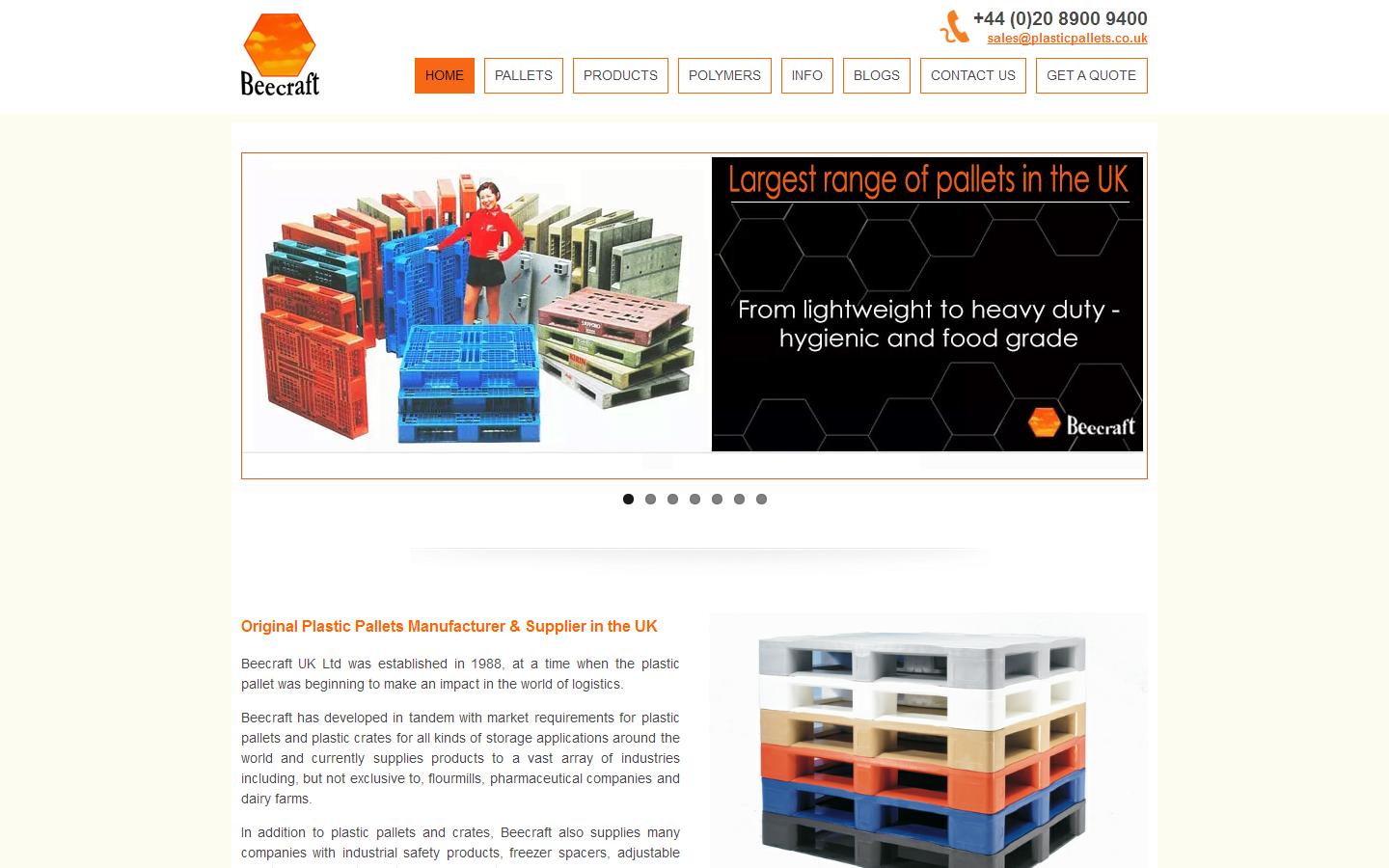 Beecraft (U.K) Ltd Website