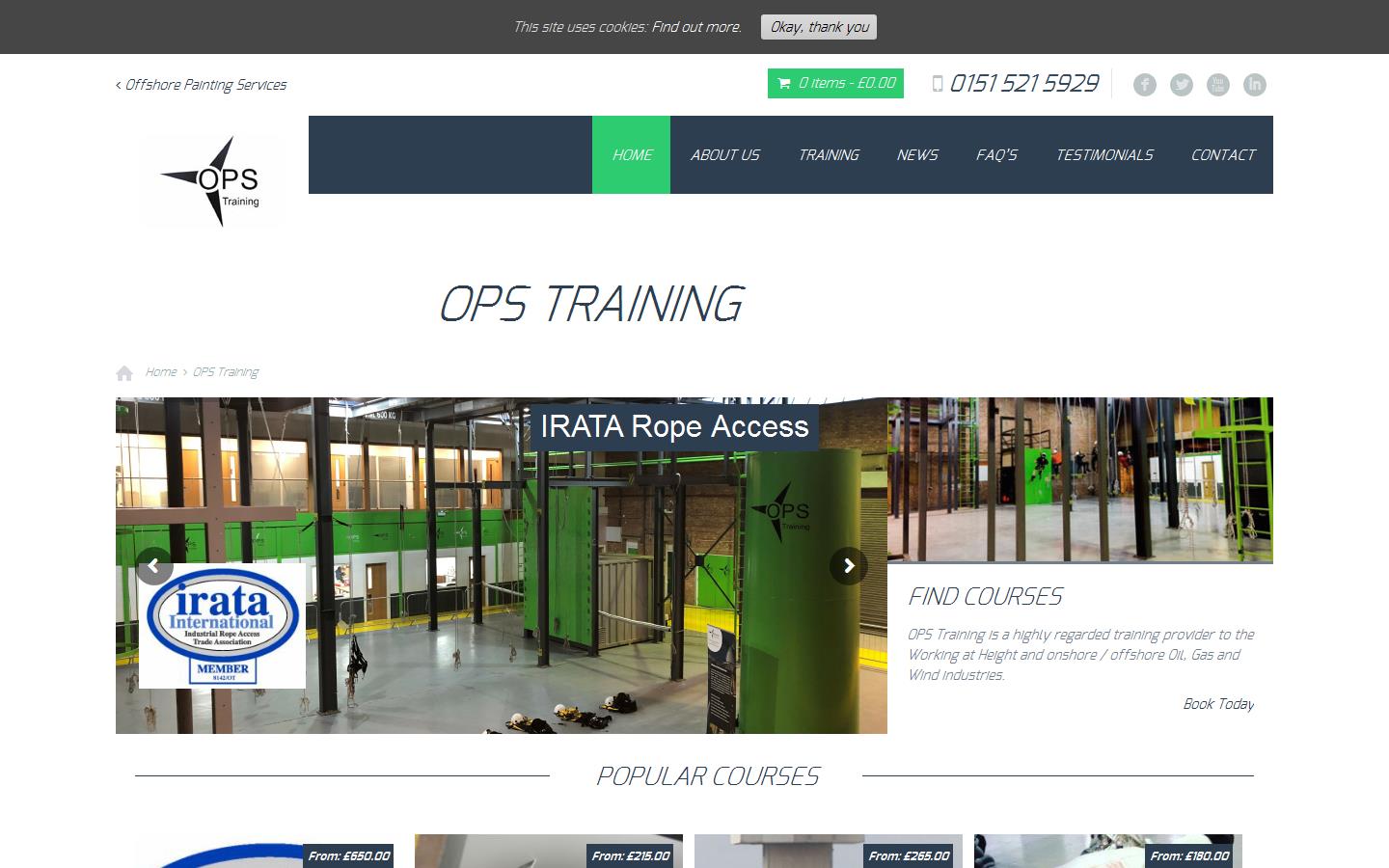 OPS Training Ltd Website