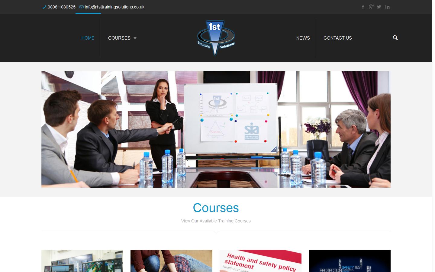 1st Training Solutions UK Website