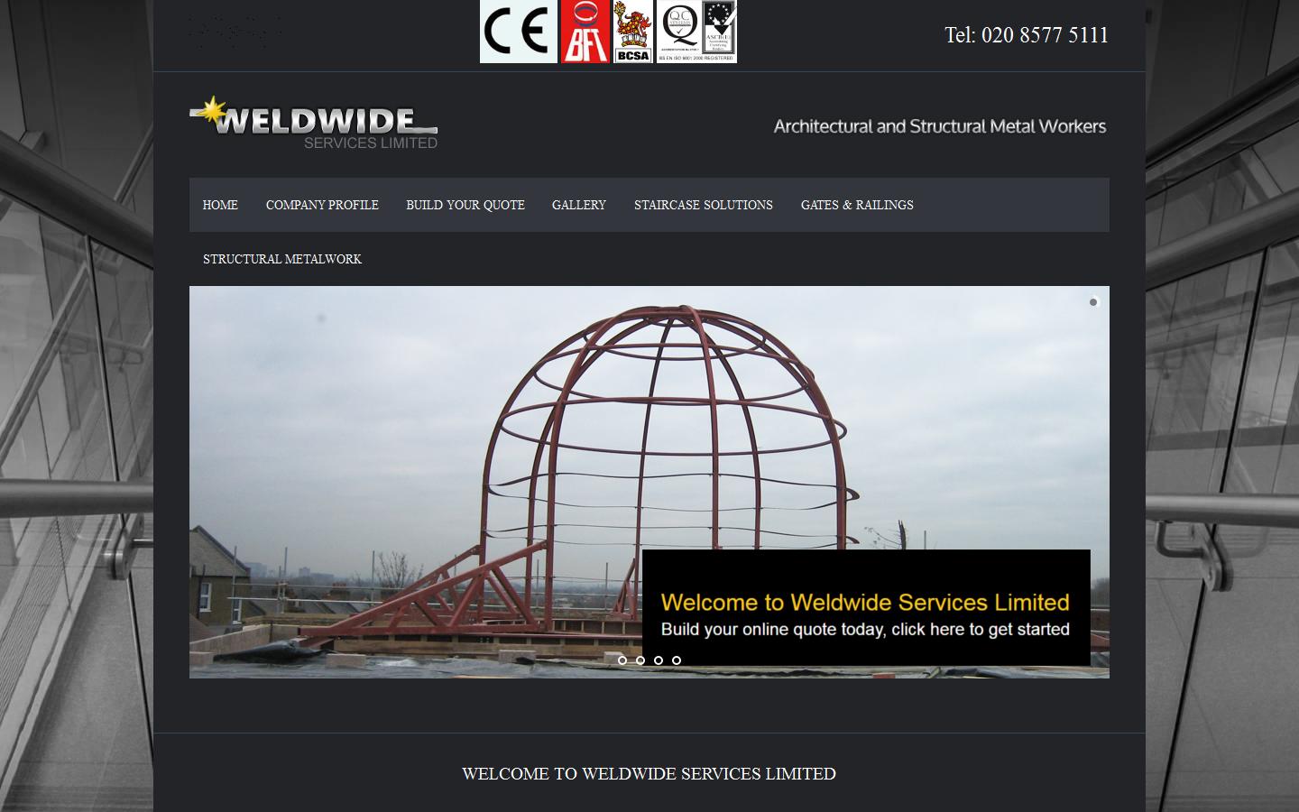 Weldwide Services Ltd Website