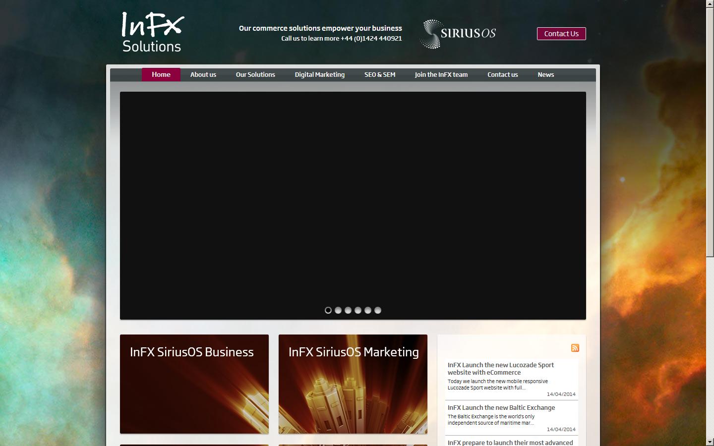 InFX Solutions Website