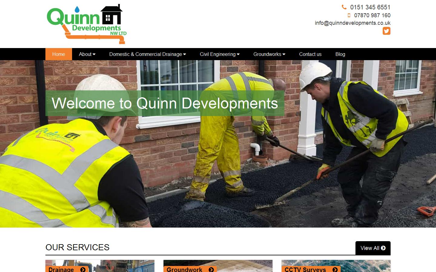 Quinn Developments Website
