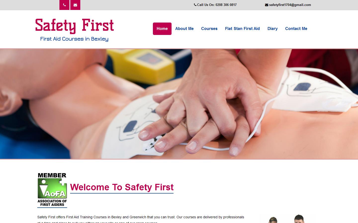 Safety First Welling Website