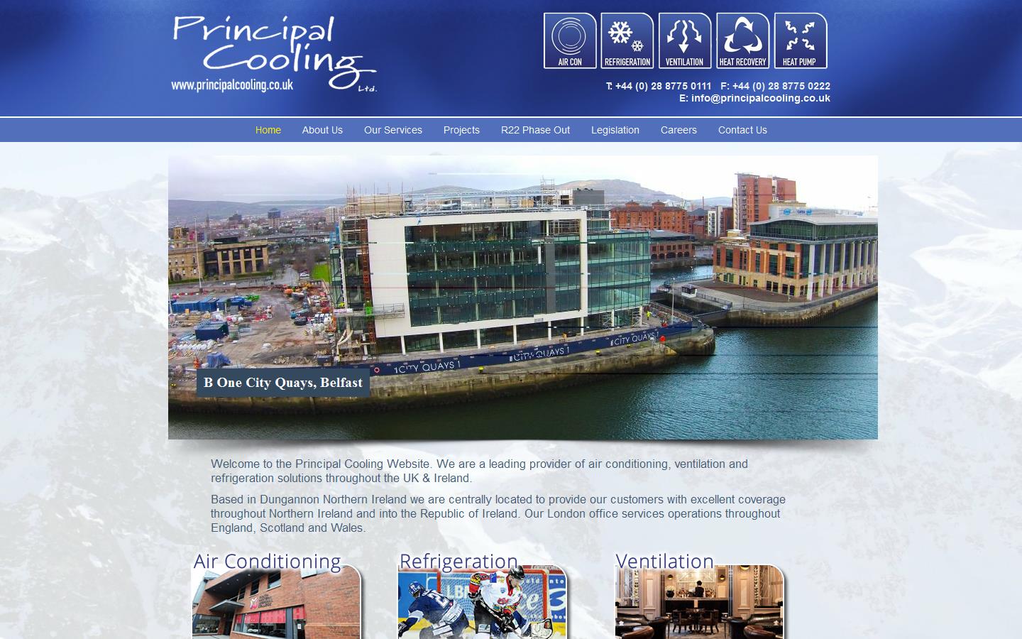 Principle Cooling Website