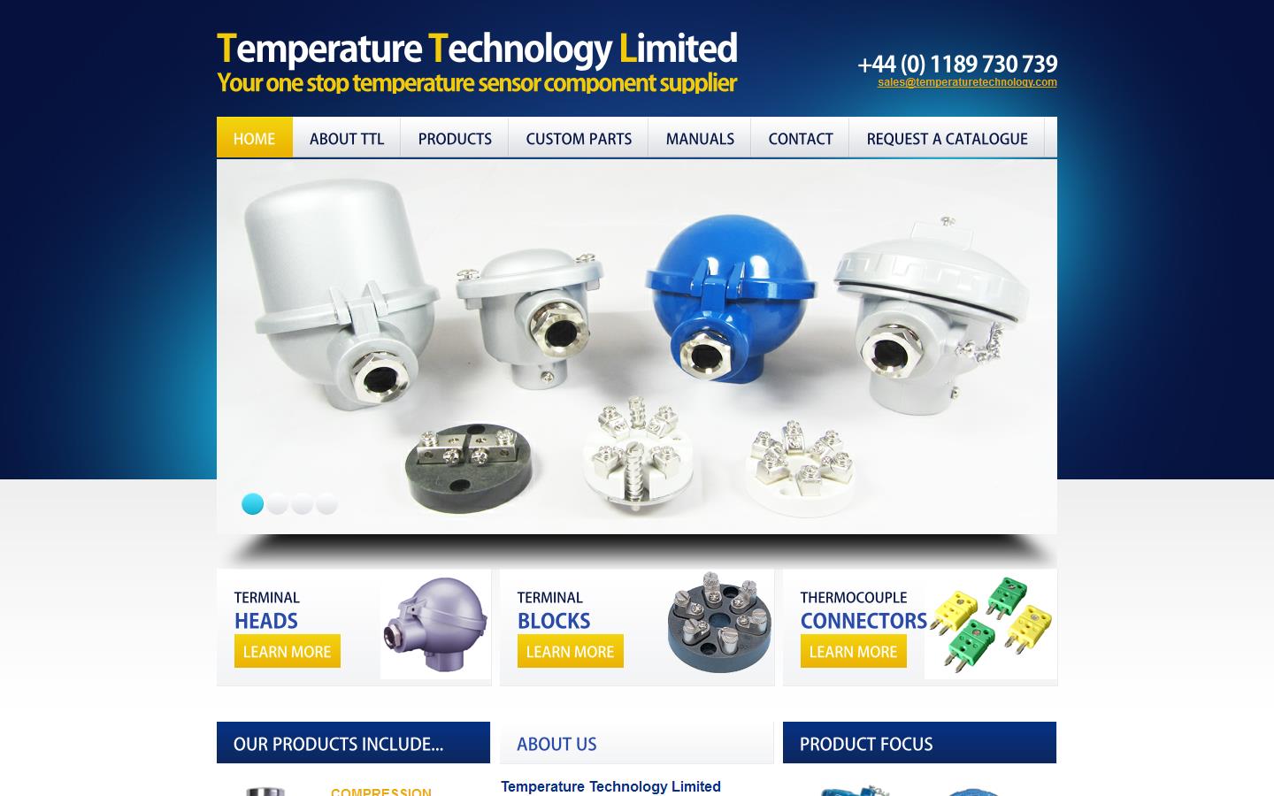 Temperature Technology Website