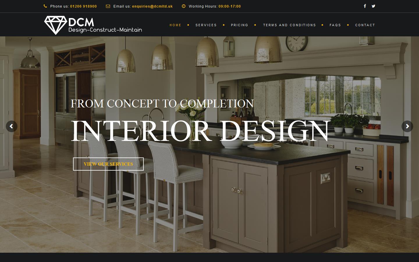 Design Construct Maintain Ltd Website