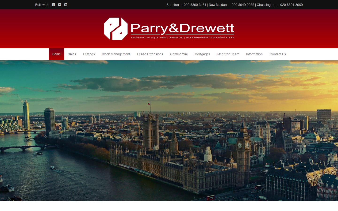 Parry & Drewett Website