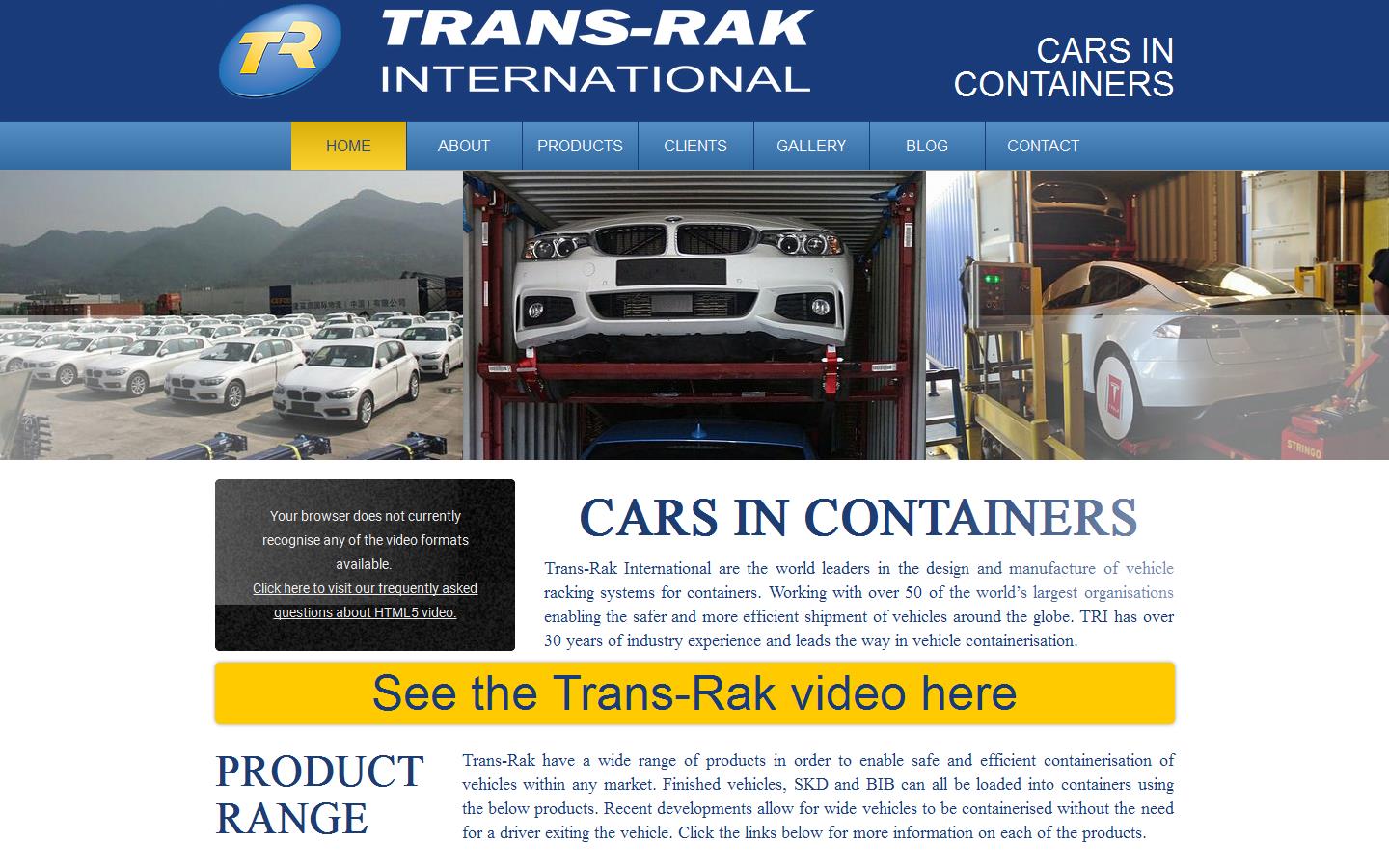 Trans-Rak International Website