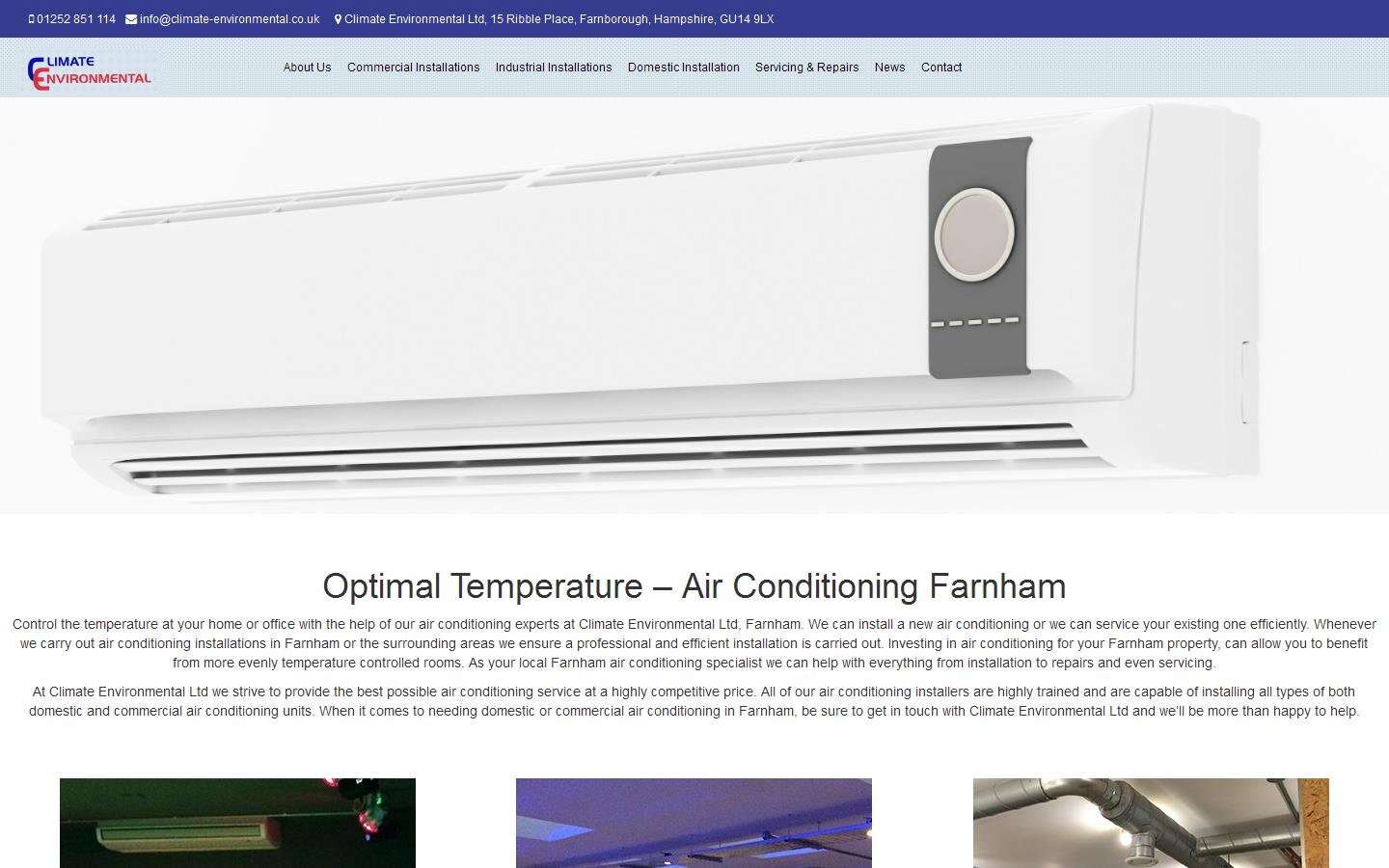 Climate Environmental Ltd Website