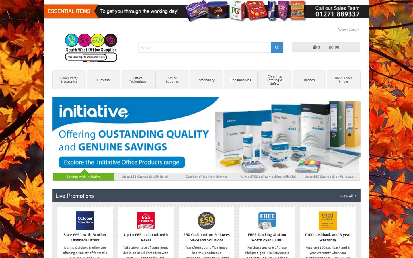 South West Office Supplies Website