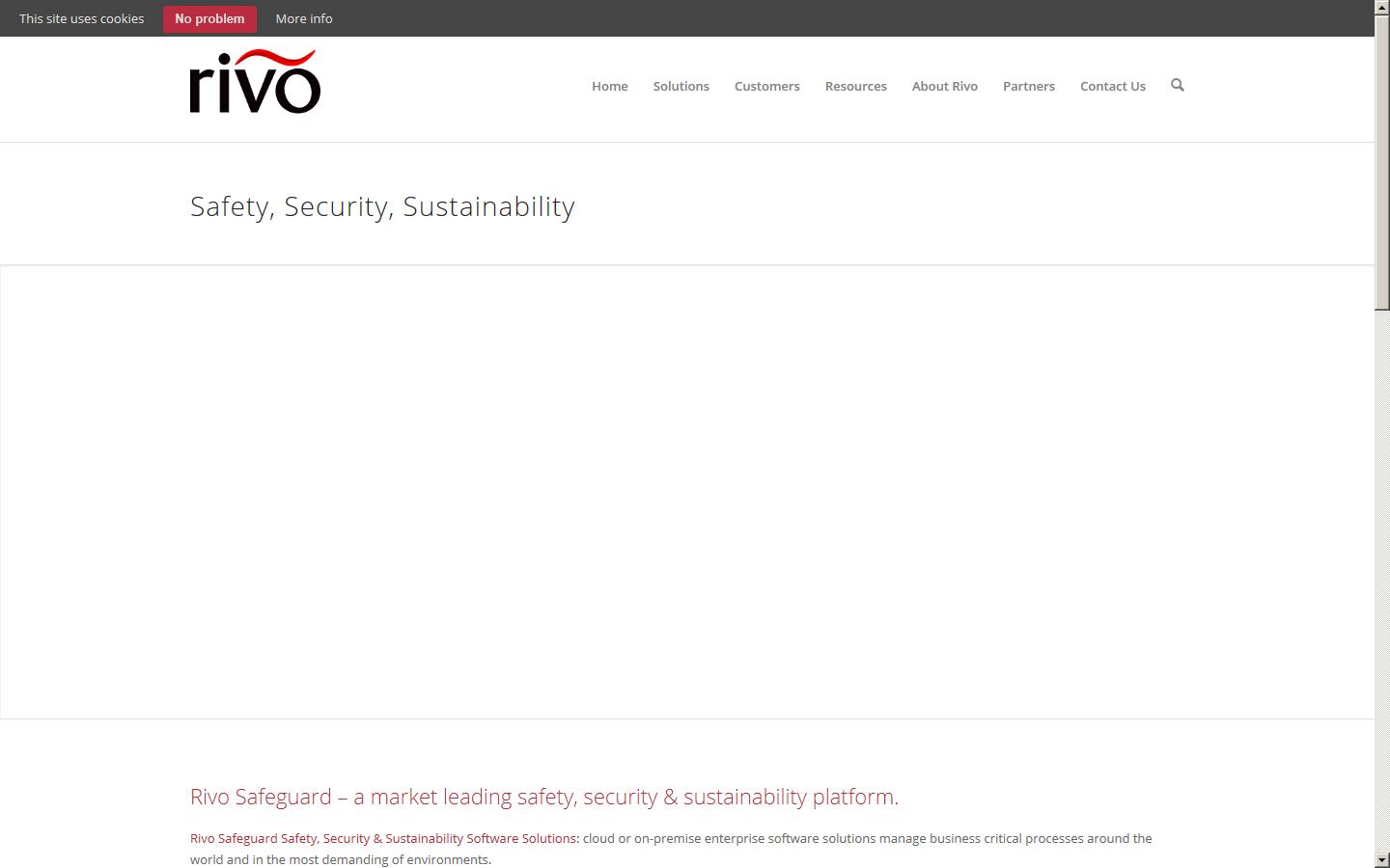 rivo software Website