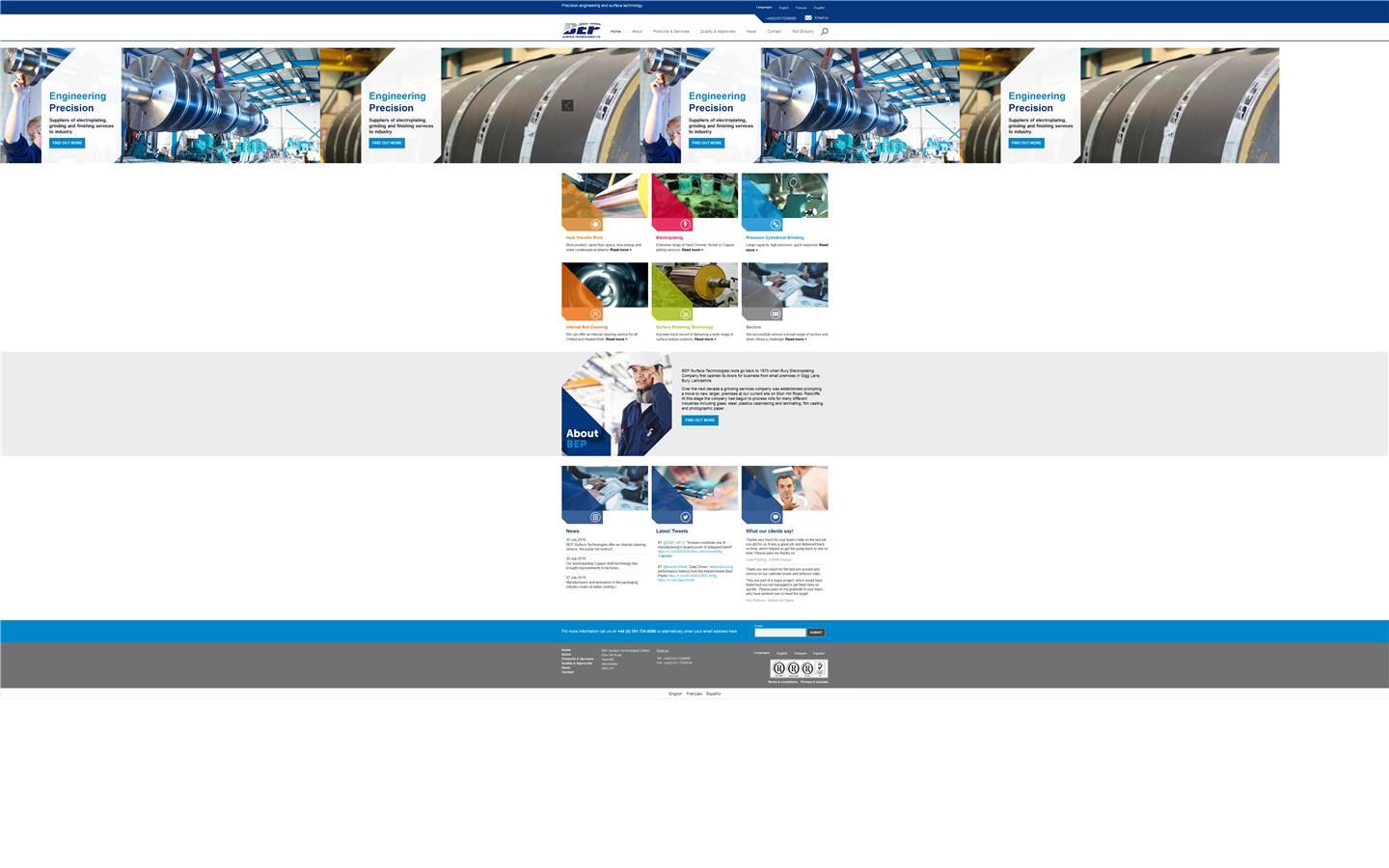 BEP Surface Technologies Ltd Website