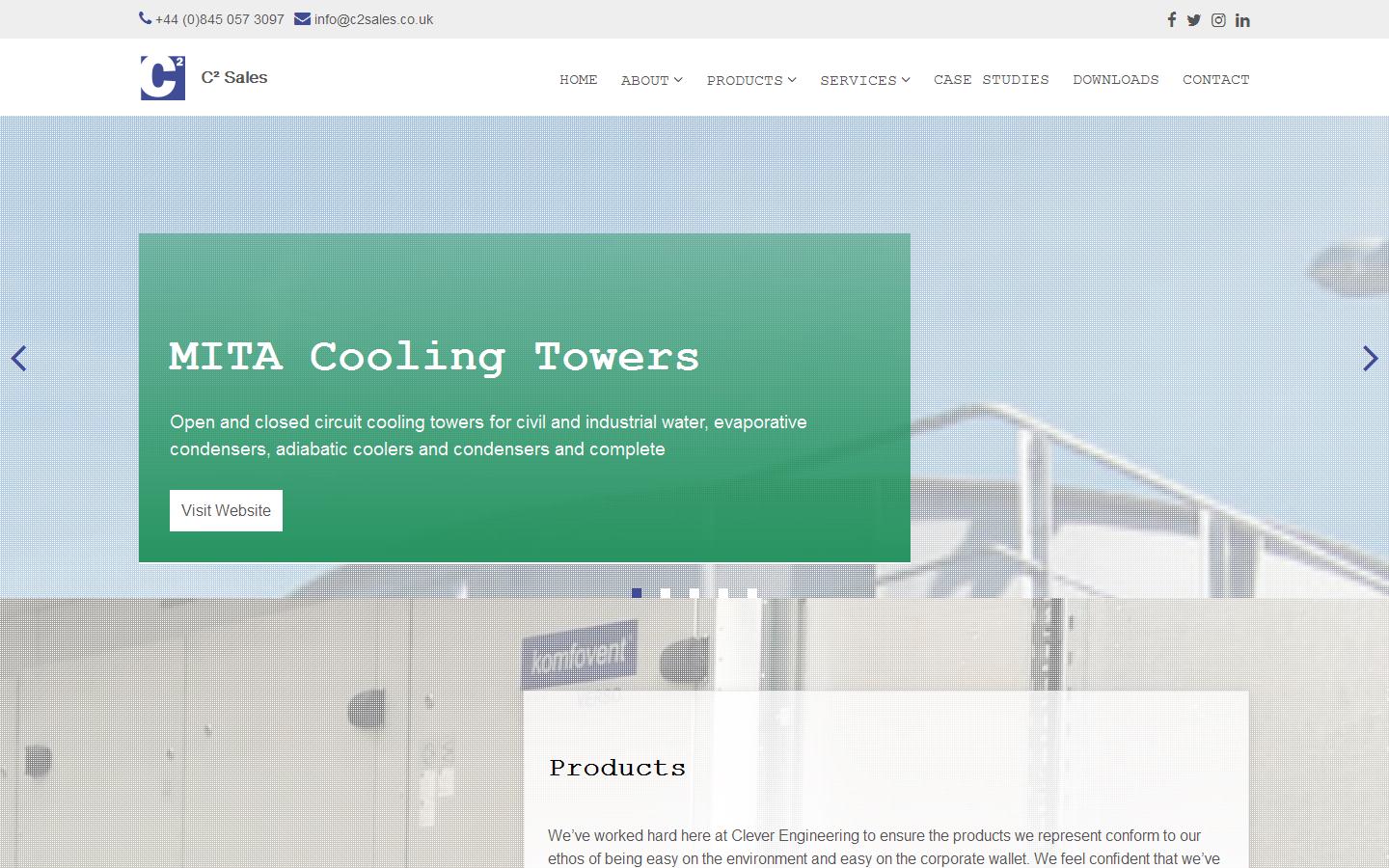 C2 Sales Equipment Website