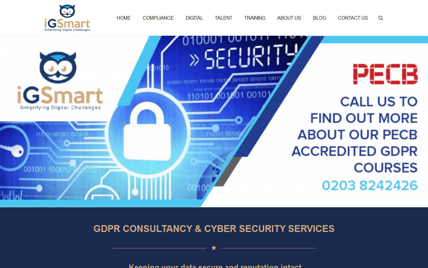 IG Smart Ltd Website