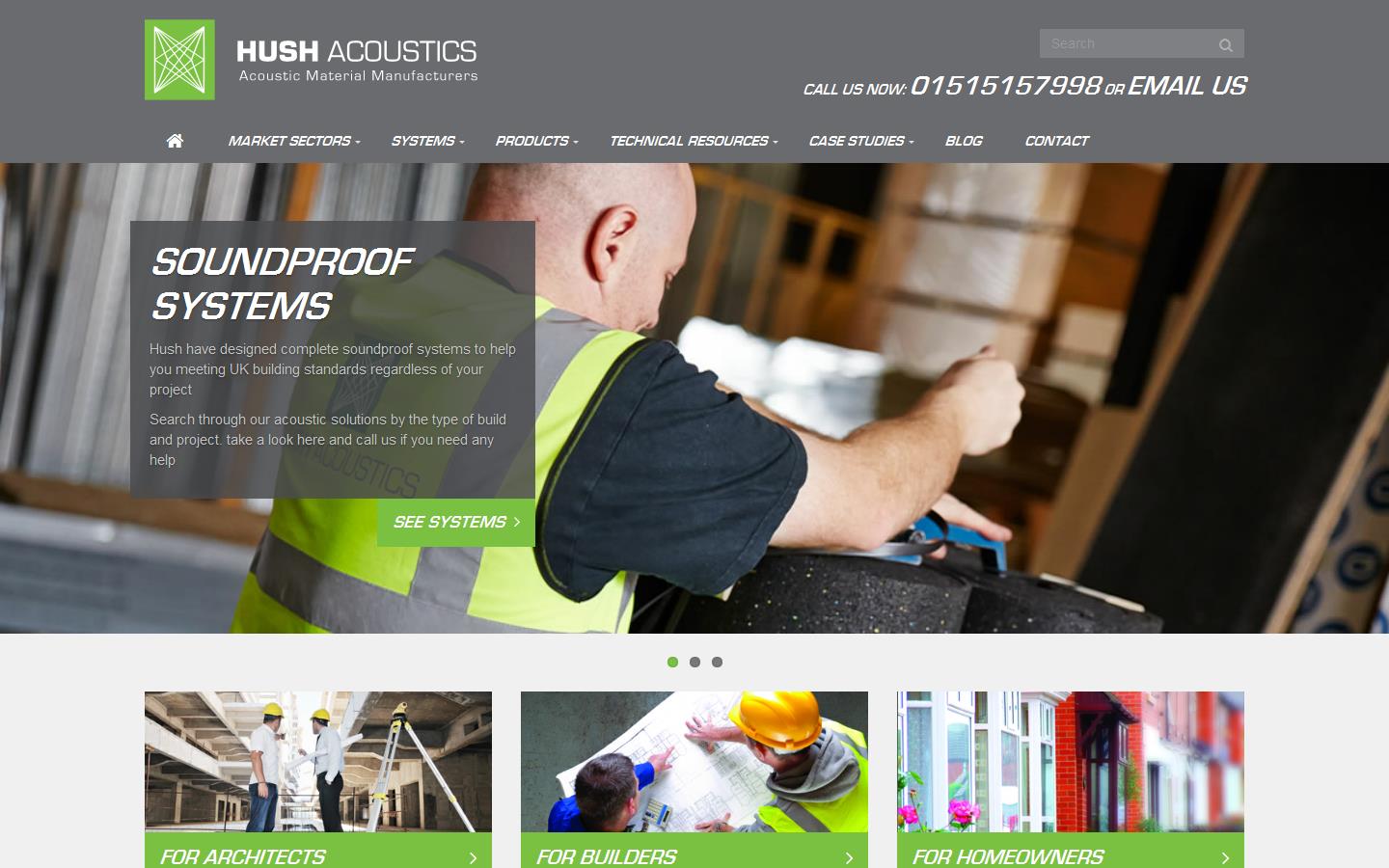 Hush Acoustics Ltd Website