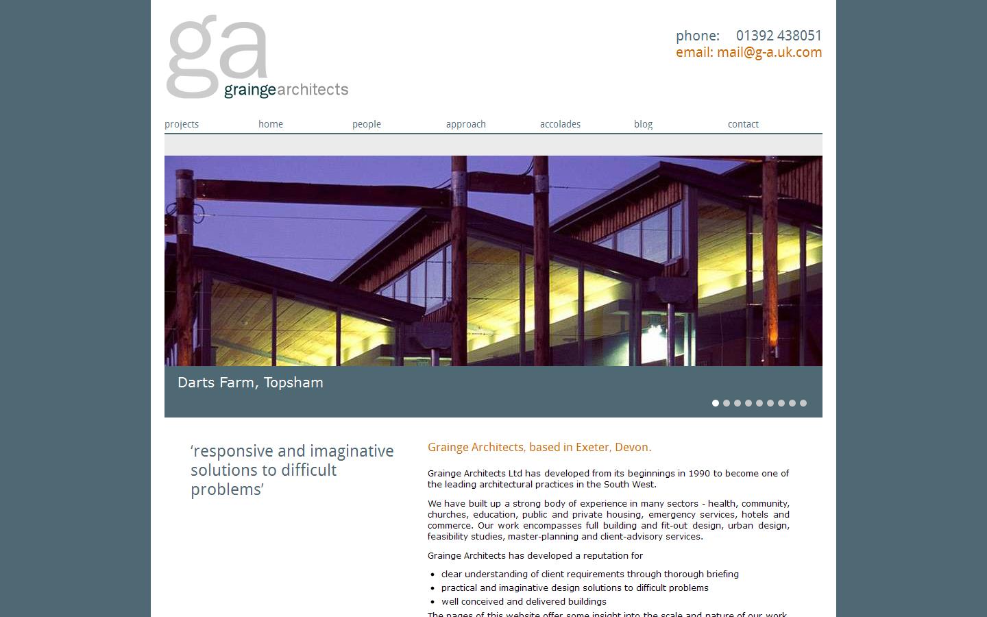 Grainge Architects Website