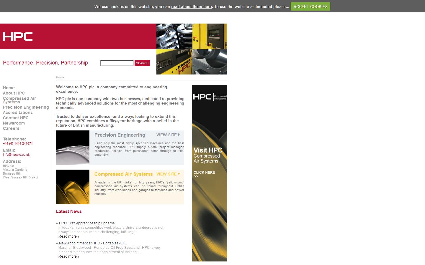 HPC plc Website