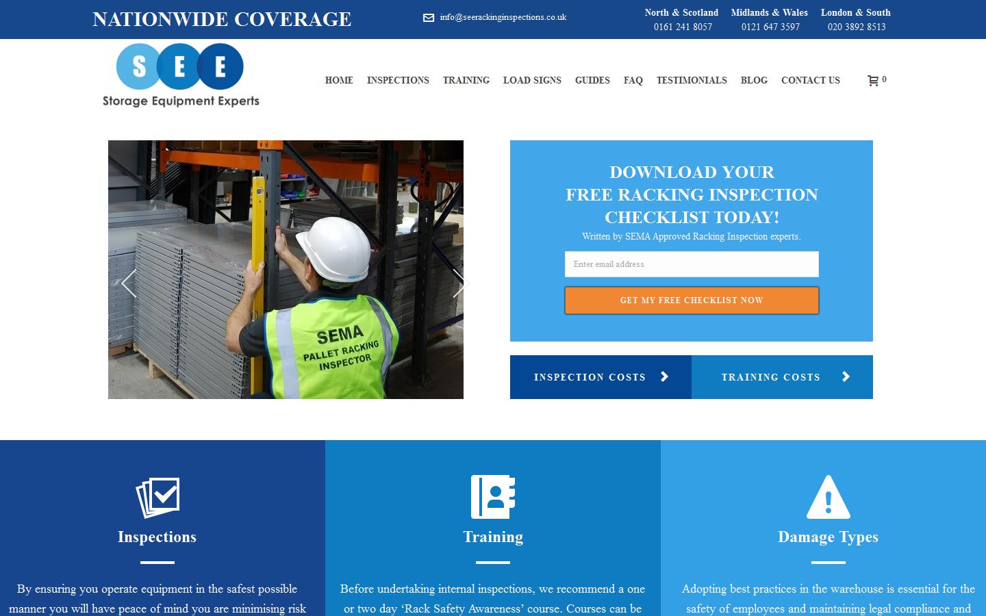 Storage Equipment Experts Website