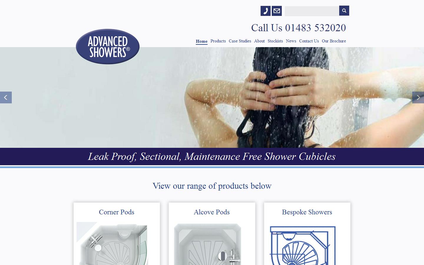 Advanced Showers Ltd Website