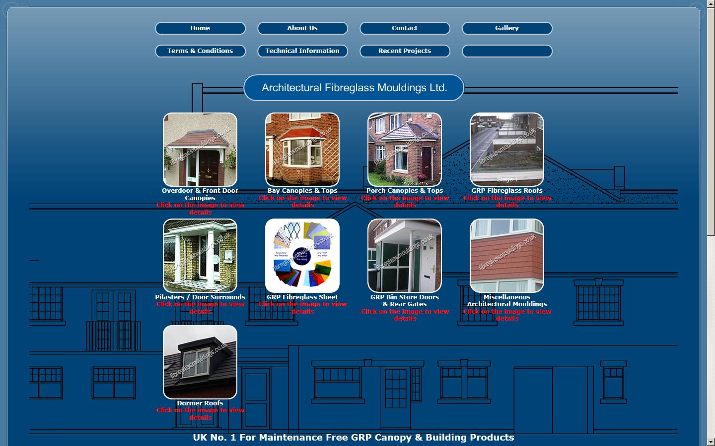 Architectural Fibreglass Moulding Ltd Website