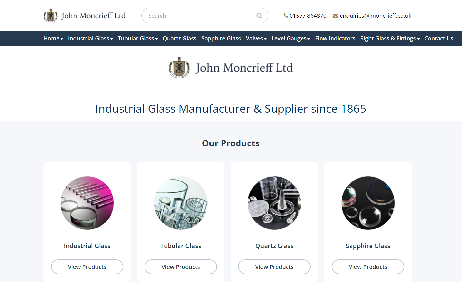 John Moncrieff Ltd Website