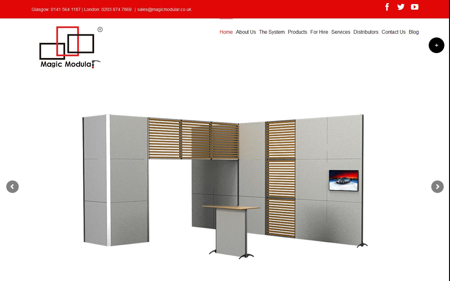 Magic Modular  Website