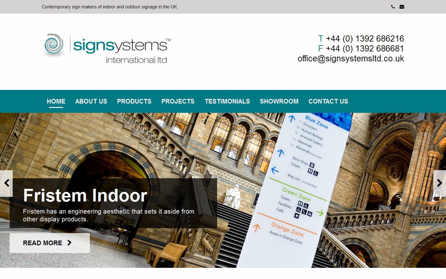 Sign Systems International Ltd Website