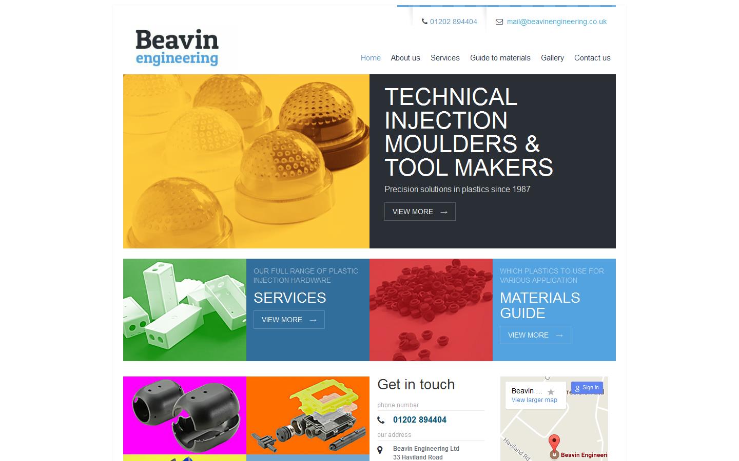 Beavin Engineering Ltd Website