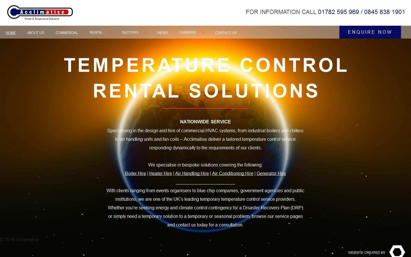 Acclimatise Ltd Website